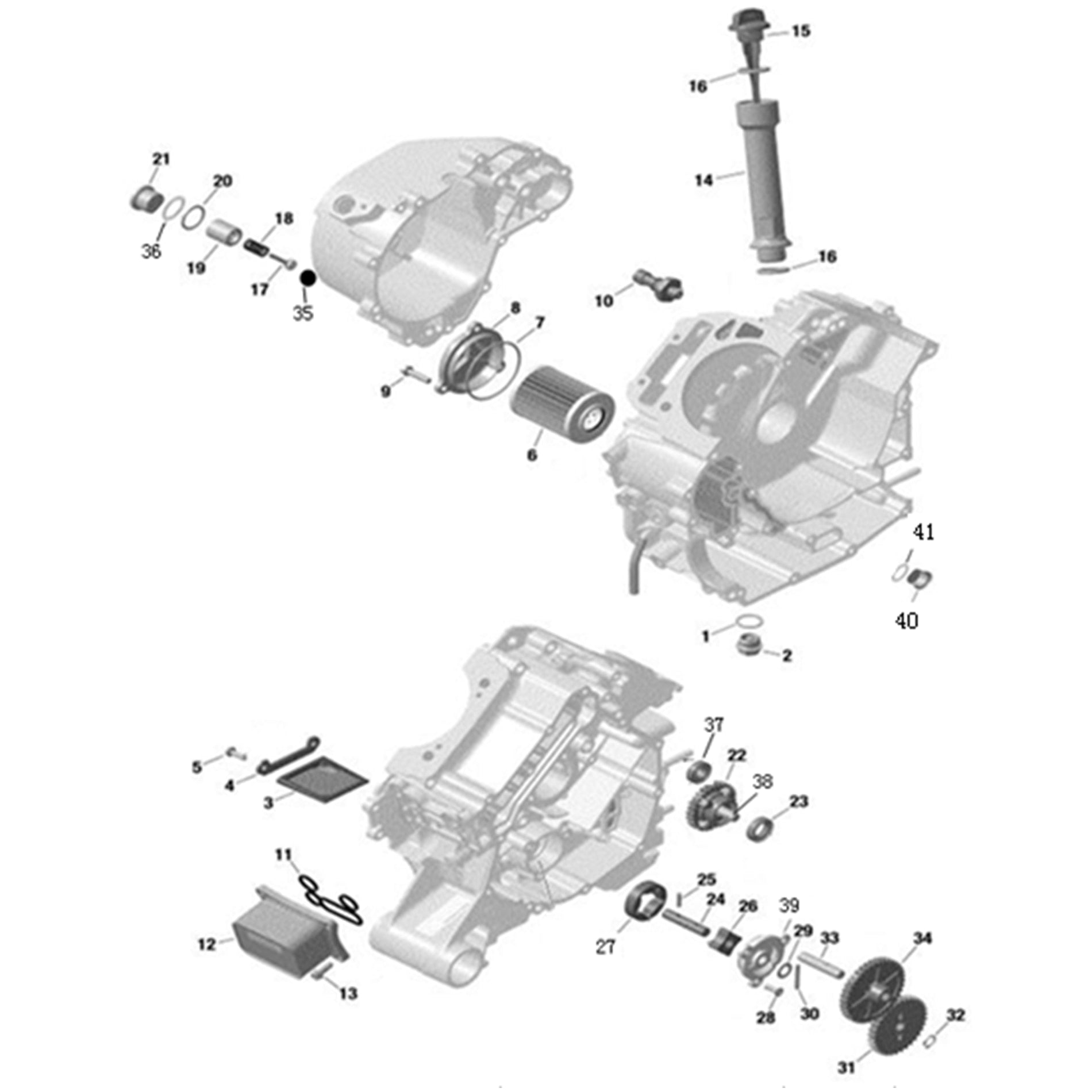MXU 1000 ENGINE LUBE ASSEMBLY