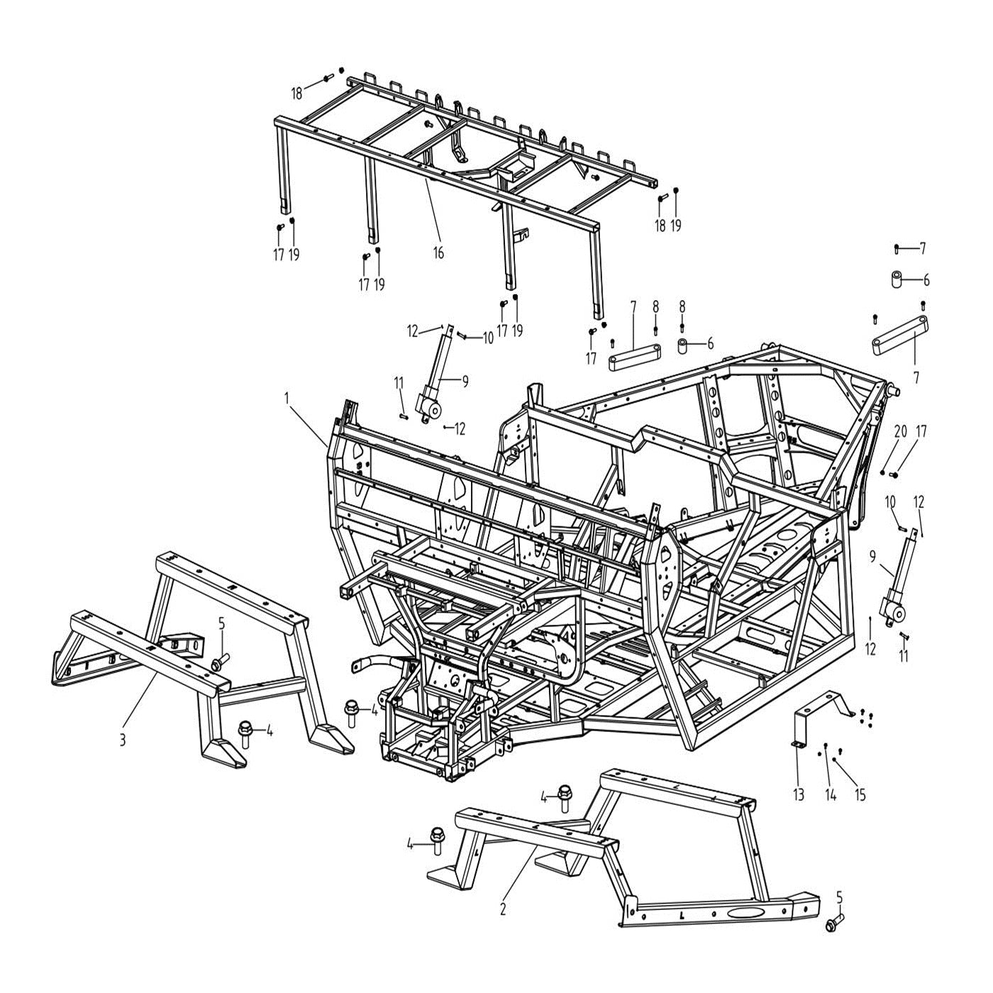MXU 1000 FRAME AND ACCESSORIES