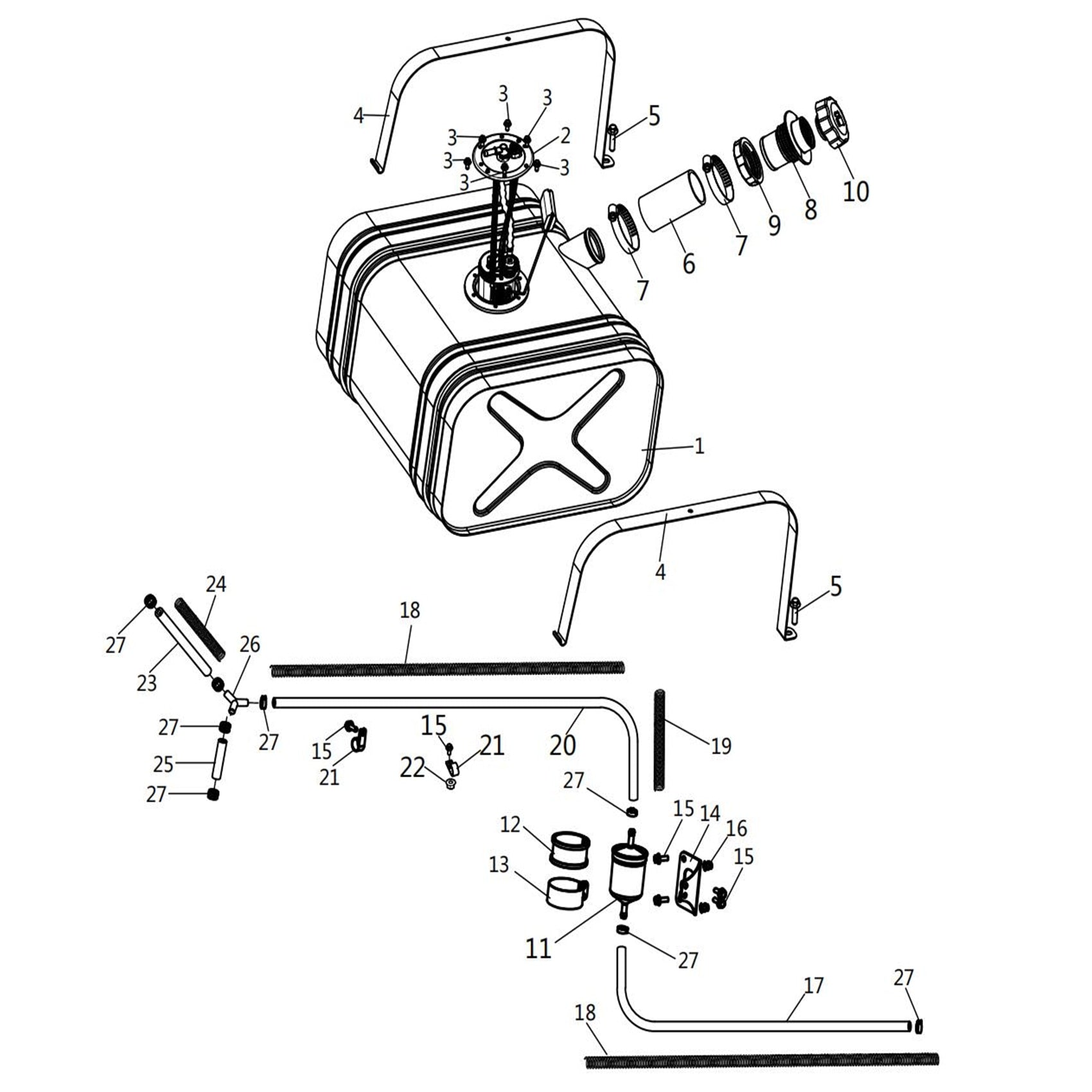 MXU 1000 FUEL SYSTEM