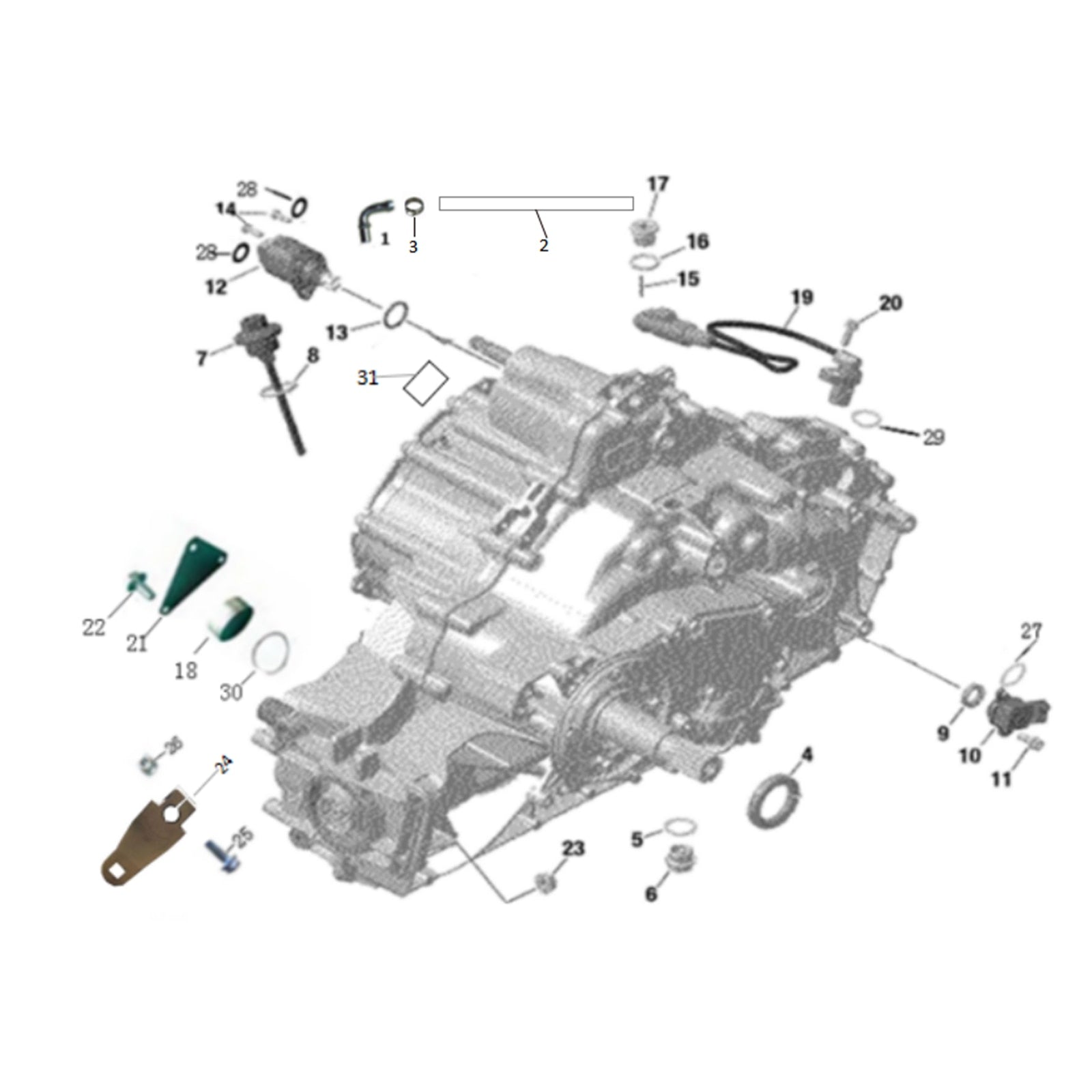 MXU 1000 GEAR BOX 1