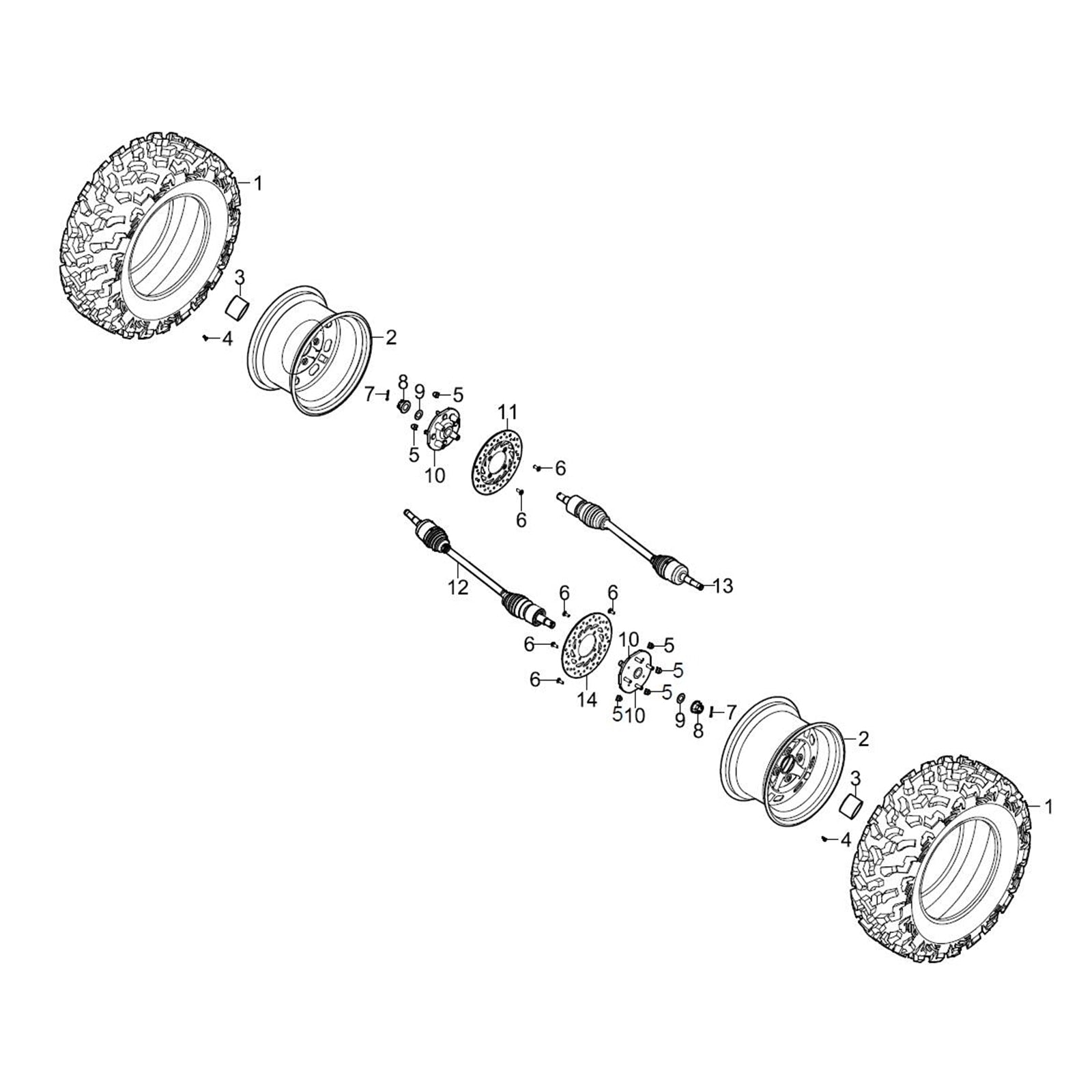 MXU 1000 REAR DRIVE SYSTEM