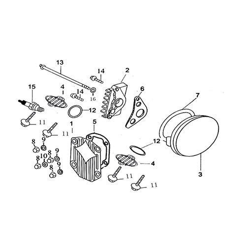 Mini J Cylinder Head Cover