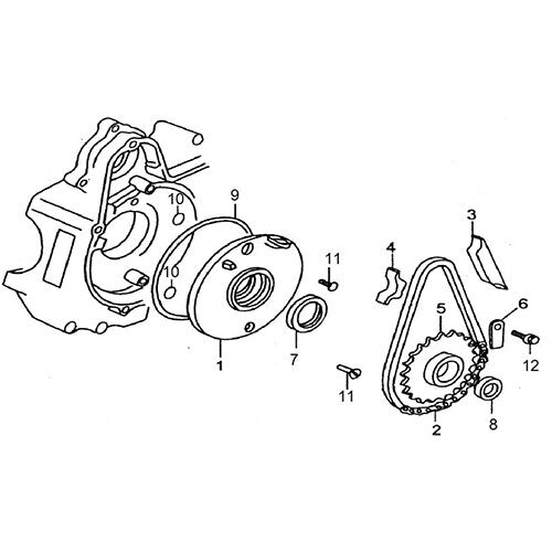 Mini J Starting Clutch