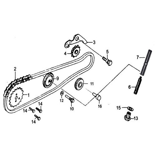 Mini J Timing Chain & Tensioner