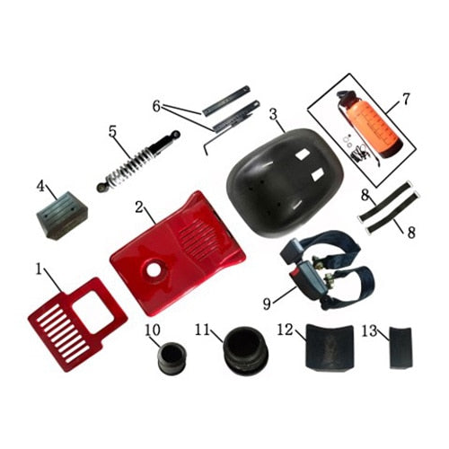 Mini Tractor Body Covering & Absorber