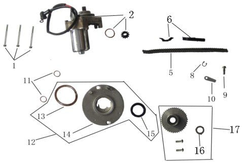 Mini Tractor Electric Starting Mechanism
