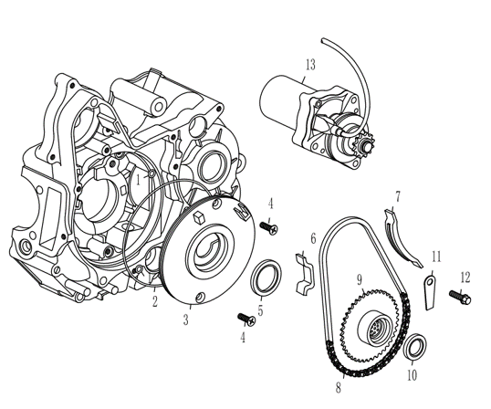 Mini Tractor Electrical Start Assy