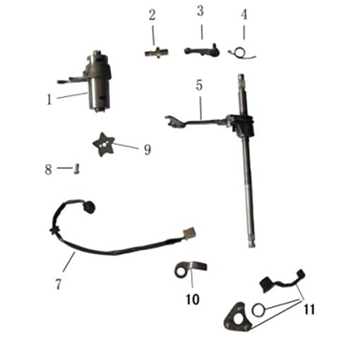 Mini Tractor Gearshift Mechanism