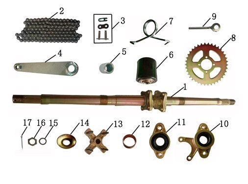 Mini Tractor Rear Transmission Assy