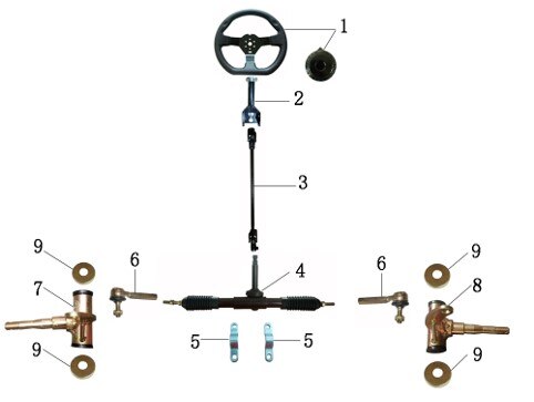 Mini Tractor Sttering Assy Swing Arm