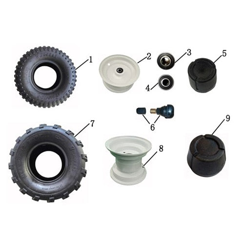 Mini Tractor Wheel, Rim