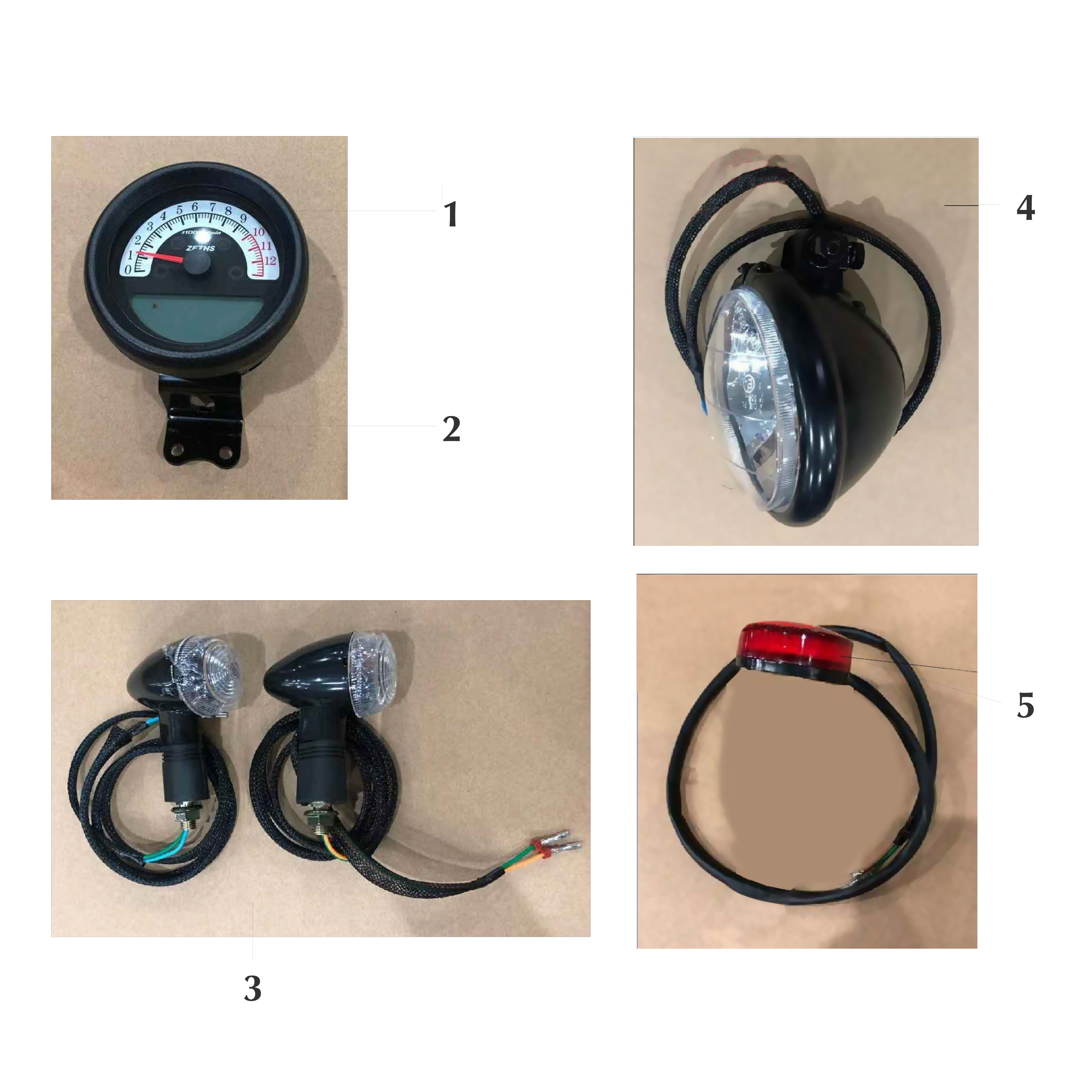 NAJA PARTS - Lamp and Dashboard