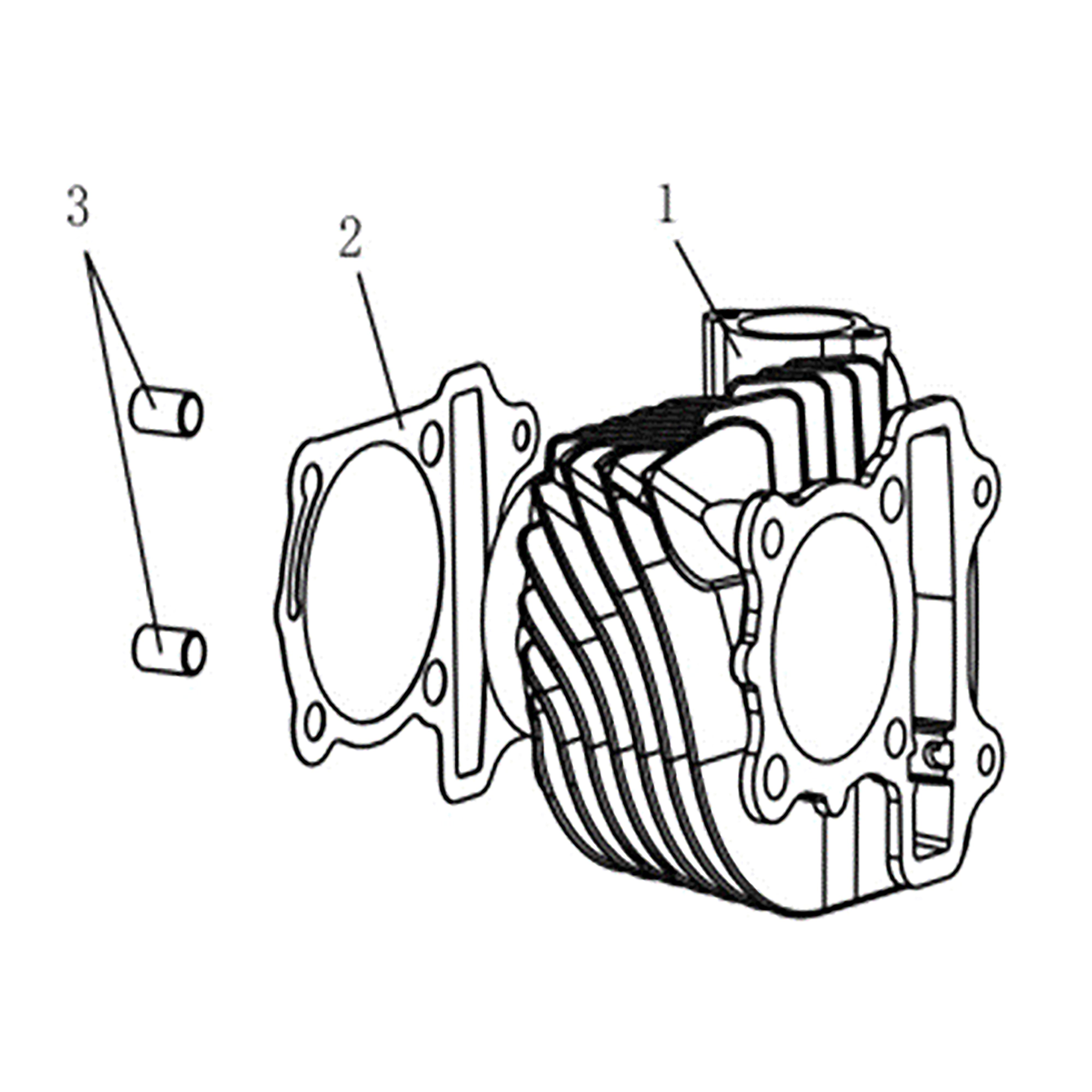 NEW GKA 200 CYLINDER BODY ASSY