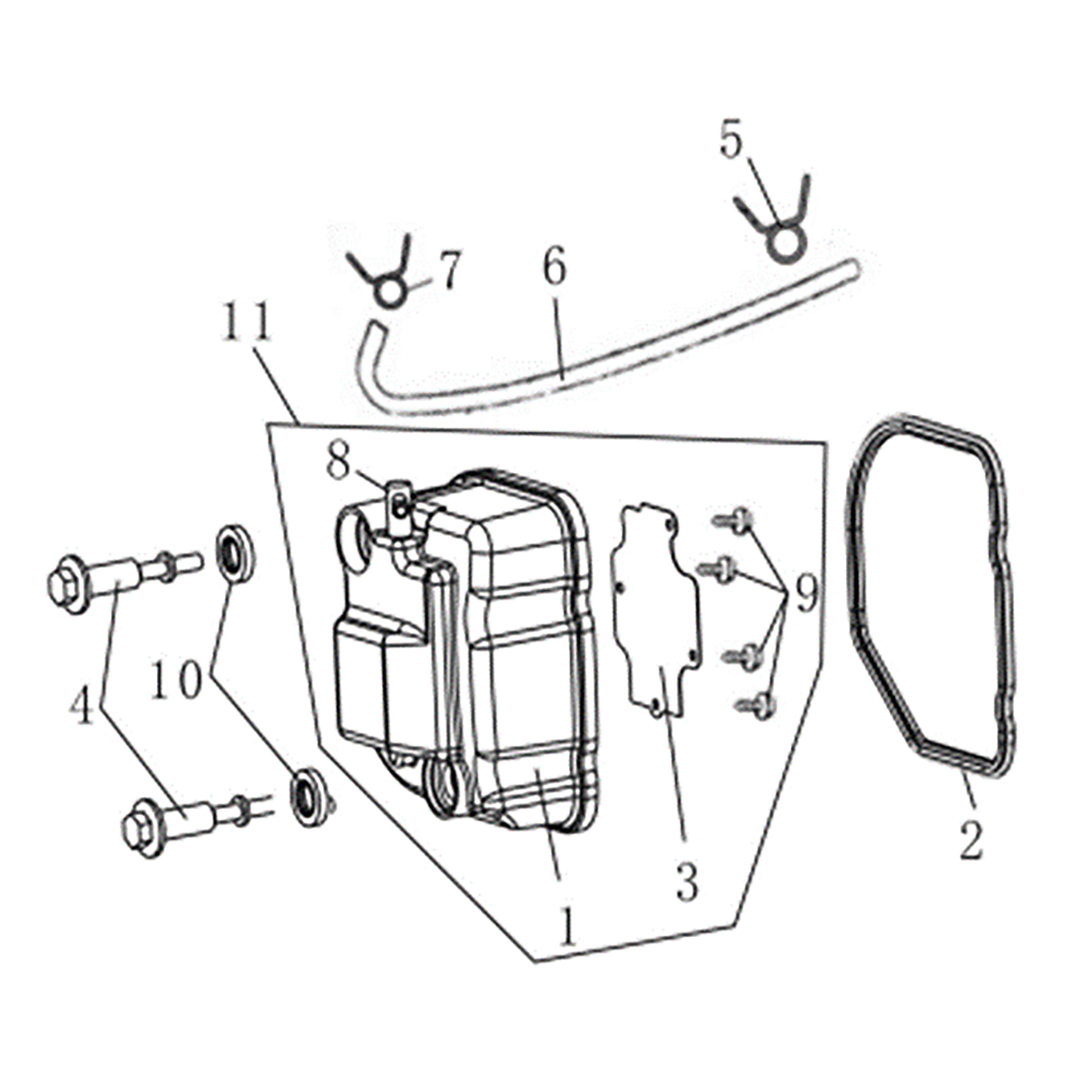 NEW GKD 200 CYLINDER HEAD COVER ASSY