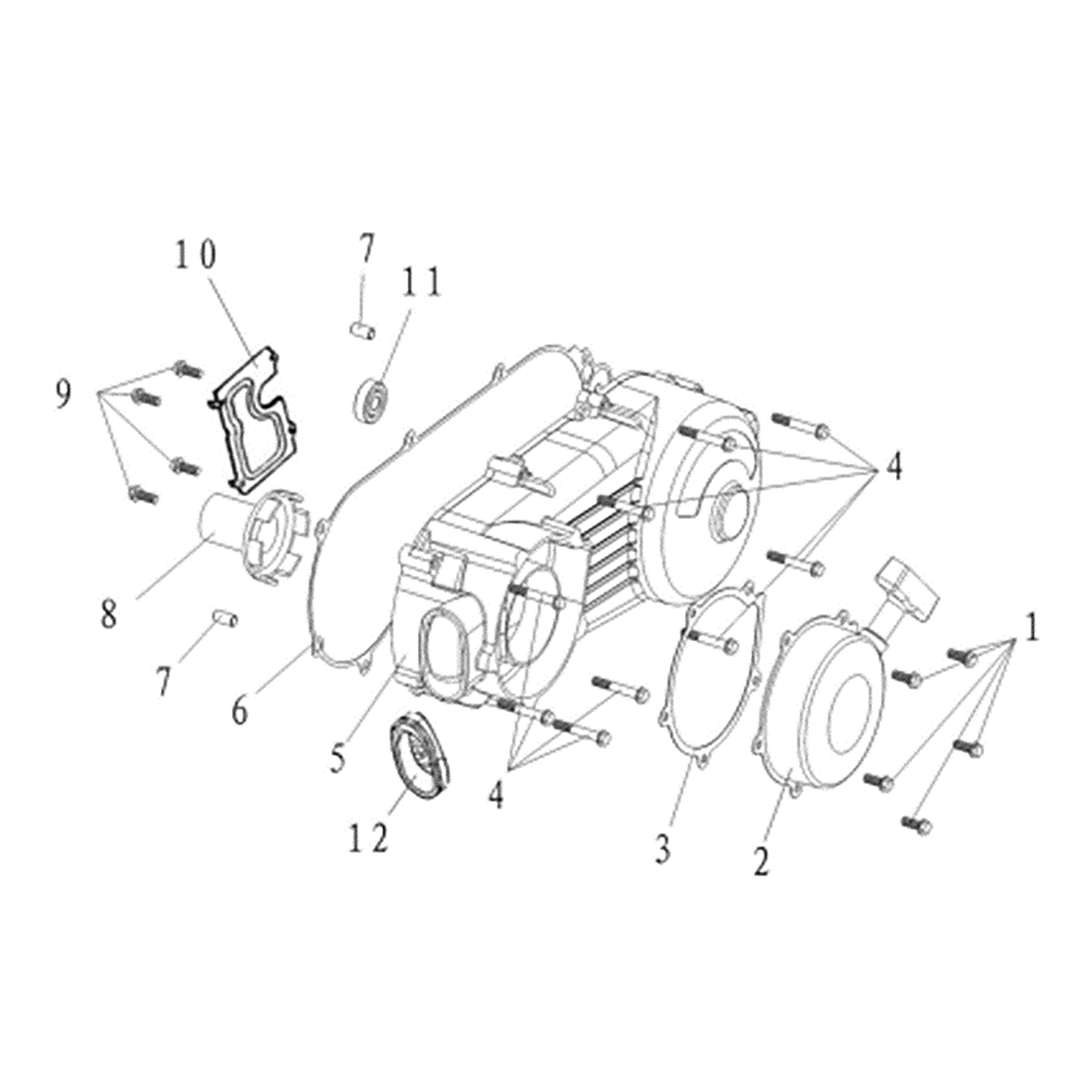 NEW GKD 200 LEFT COVER ASSY