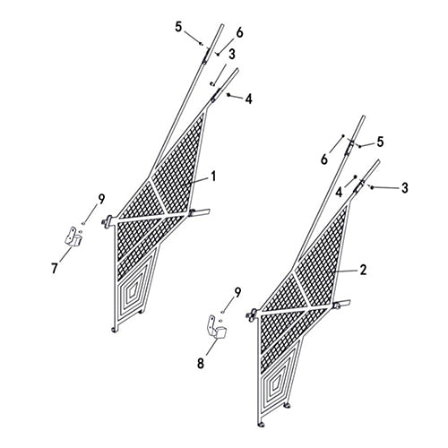 SENTINEL 570 BODY, SIDE NETS