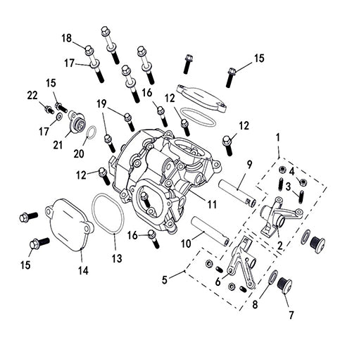 SENTINEL 570 CYLINDER  HEAD COVER