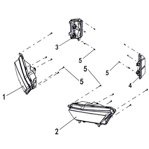 SENTINEL 570 ELECTRICAL, HEADLIGHTS AND TAILLIGHTS