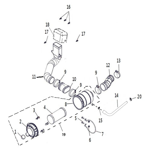 SENTINEL 570 AIR CLEANER (NEW)