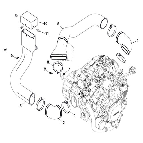 SENTINEL 570 CVT AIR SHROUD (NEW)