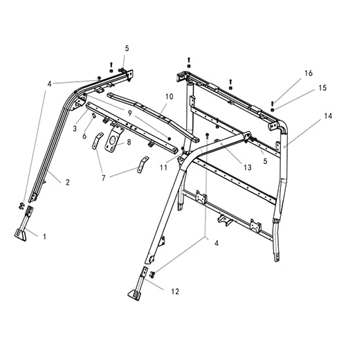 SENTINEL 570 FRAME ROOF