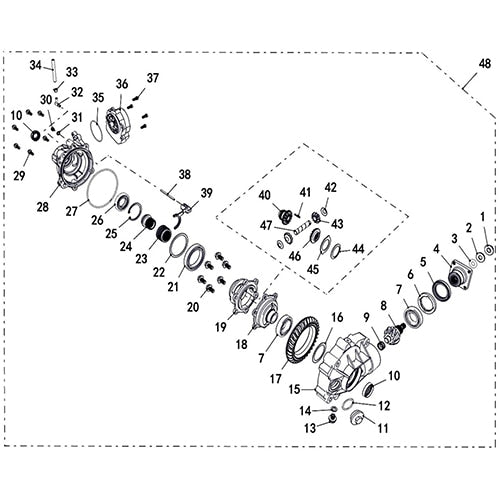 SENTINEL 570 FRONT AXLE