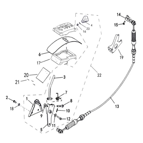 SENTINEL 570 GEAR SELECTOR (NEW)