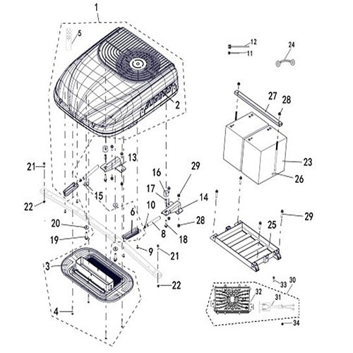SENTINEL 570 OPTIONS OVERHEAD AIR CONDITIONING