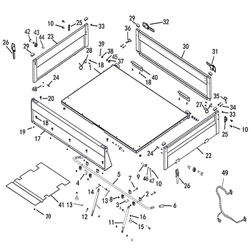 SENTINEL 570 OPTIONS REMOVABLE IRON CARGO TANK ASSEMBLY (ADD LONG)
