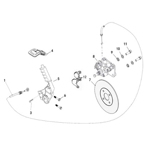 SENTINEL 570 PARK BRAKE ASM