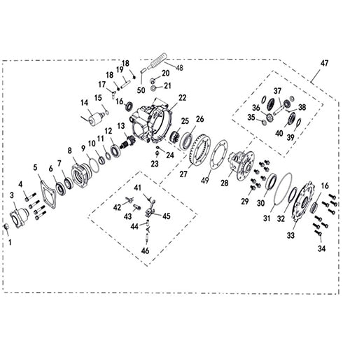 SENTINEL 570 REAR AXLE