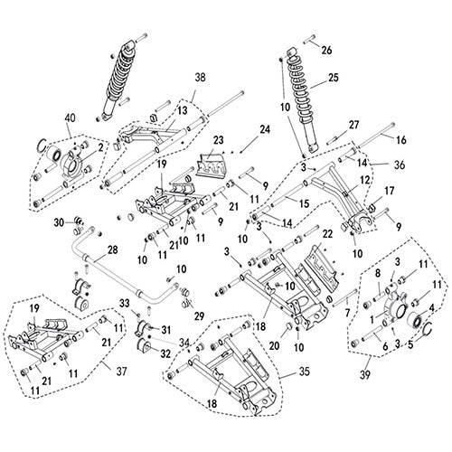 SENTINEL 570 REAR SUSPENSION