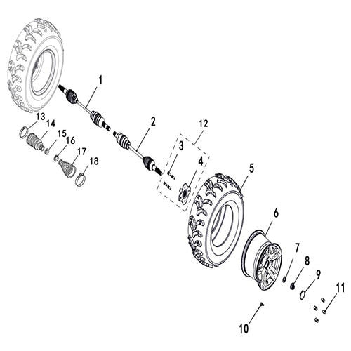 SENTINEL 570 WHEEL FRONT