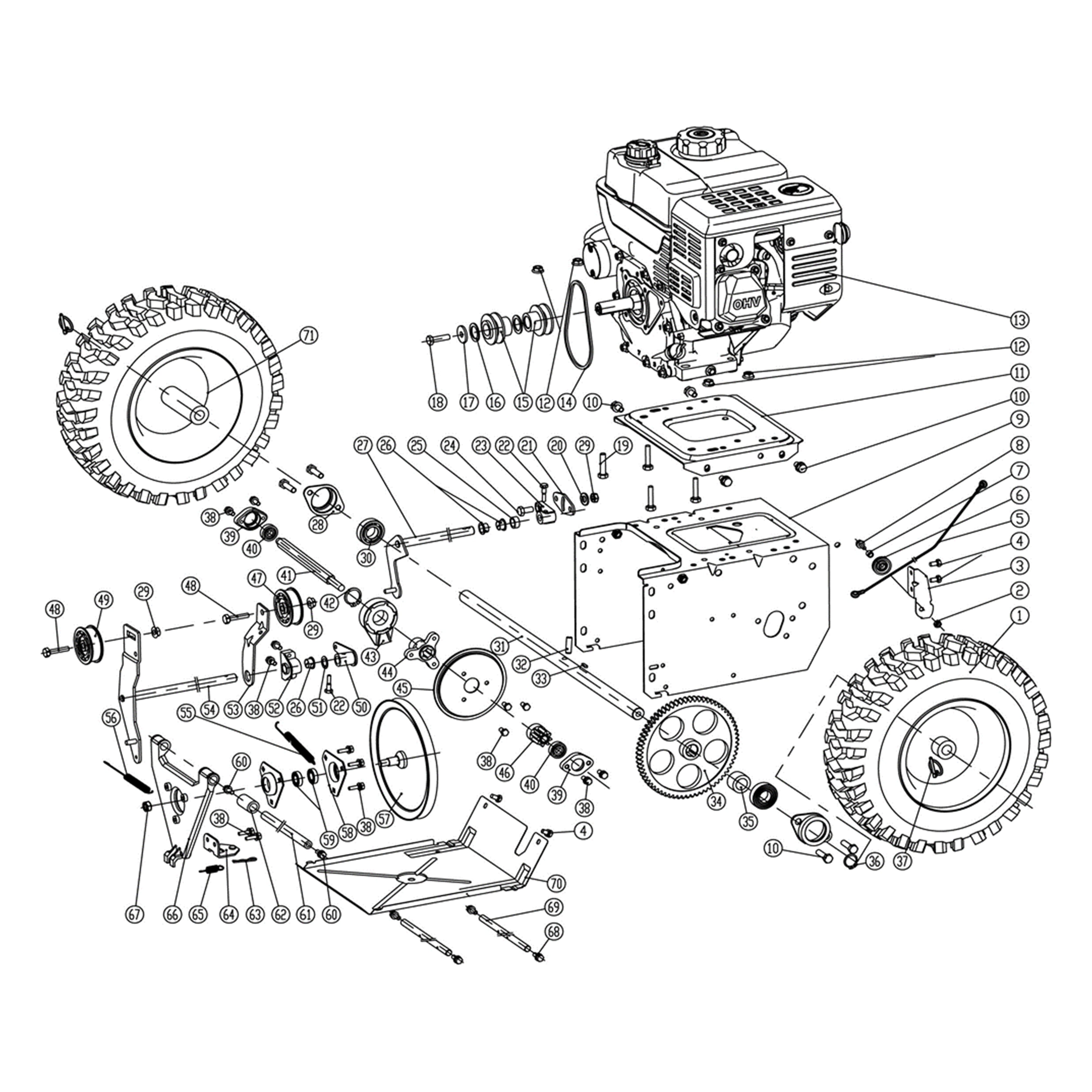 SNOW BLOWER 30IN KC21-02CA