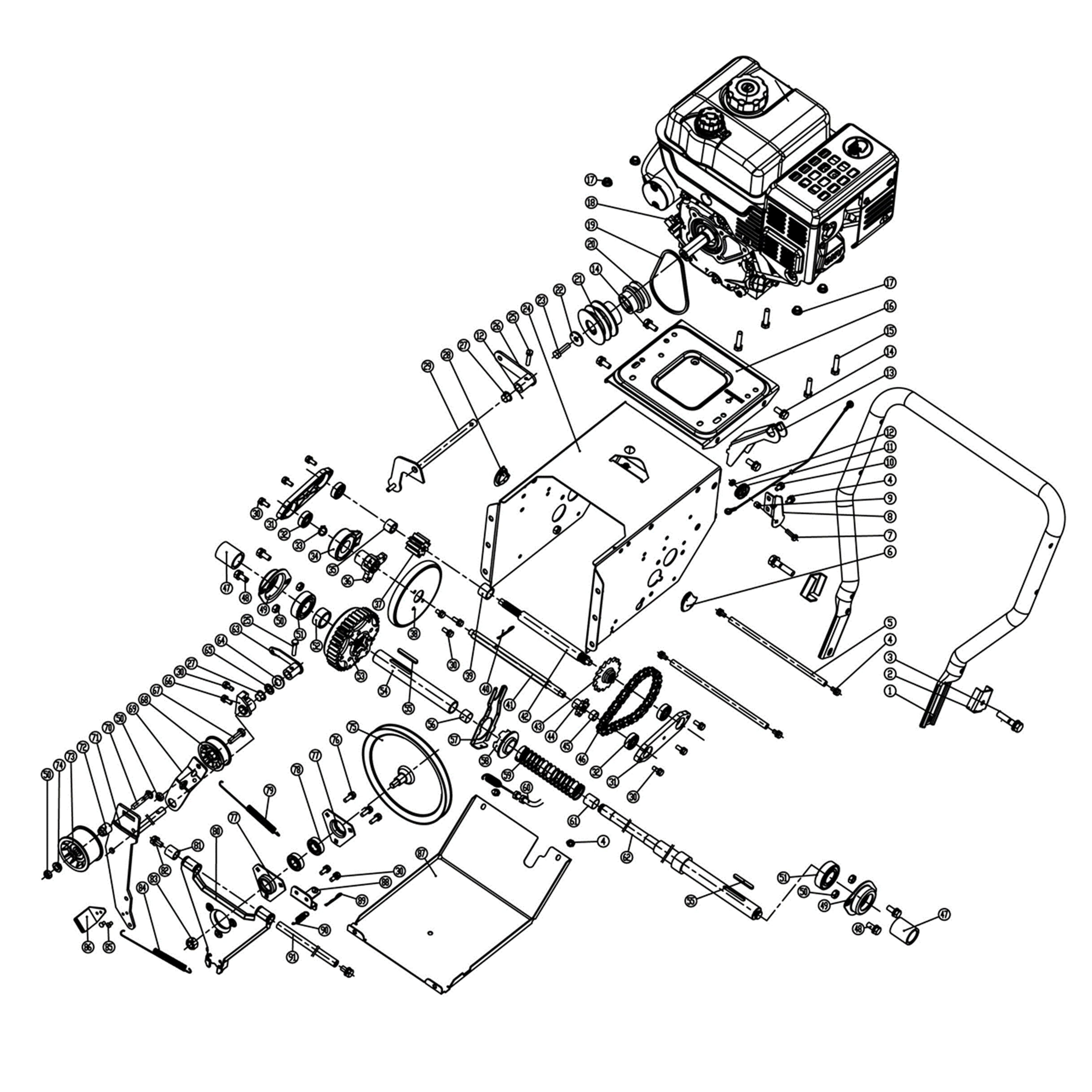 SNOW BLOWER 34IN KC30A-02T-2016
