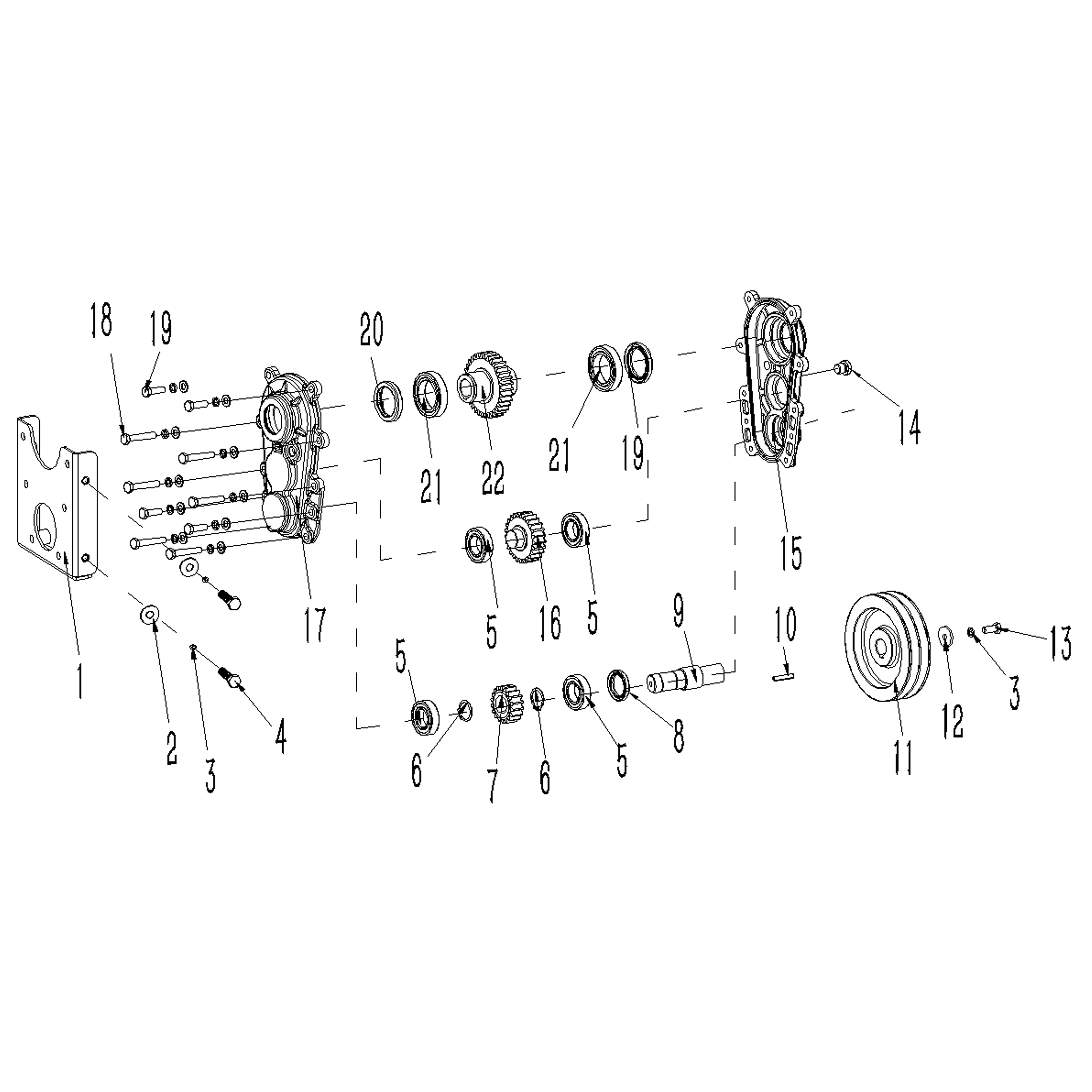 SNOW BLOWER 60IN CHAIN WHEEL