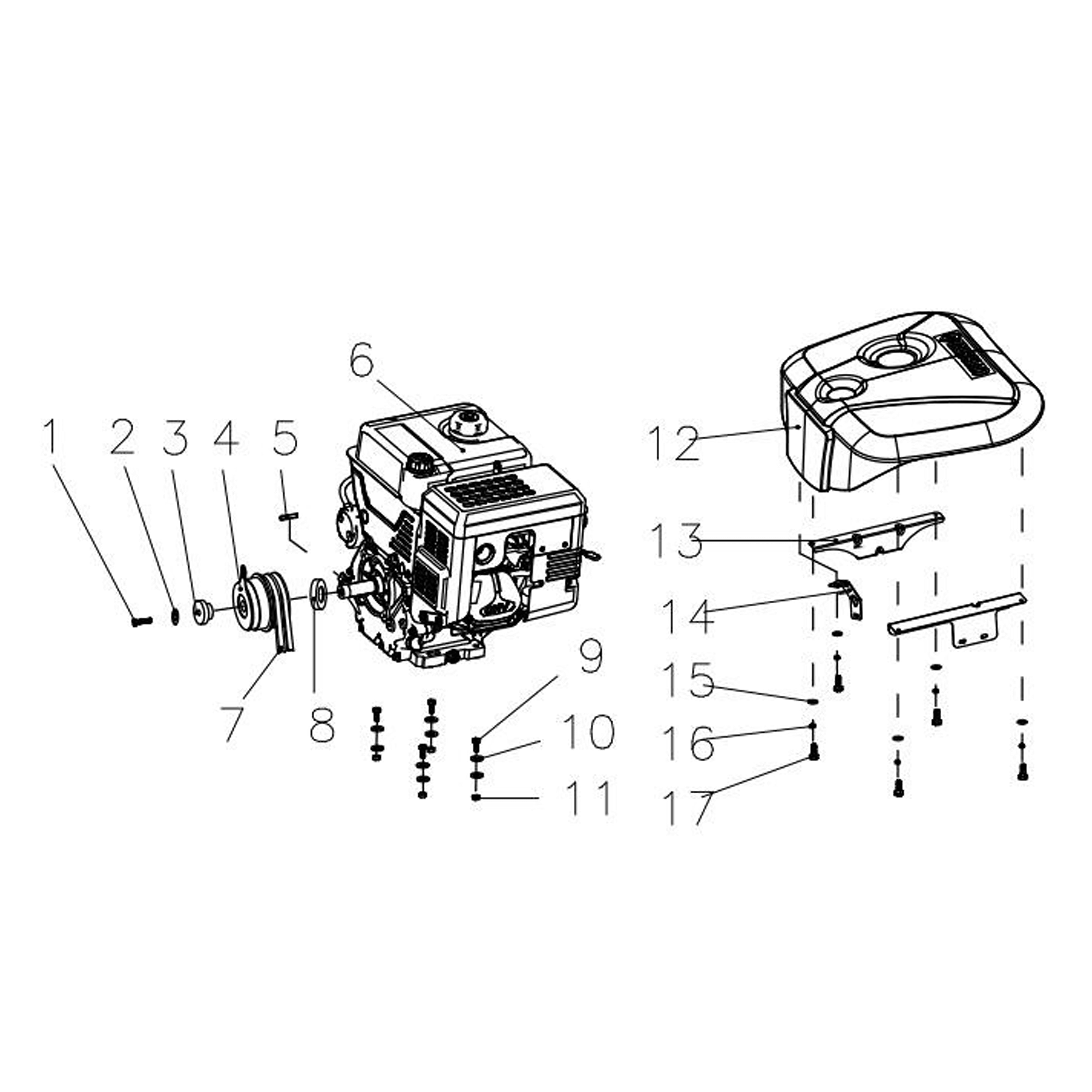 SNOW BLOWER 60IN ENGINE