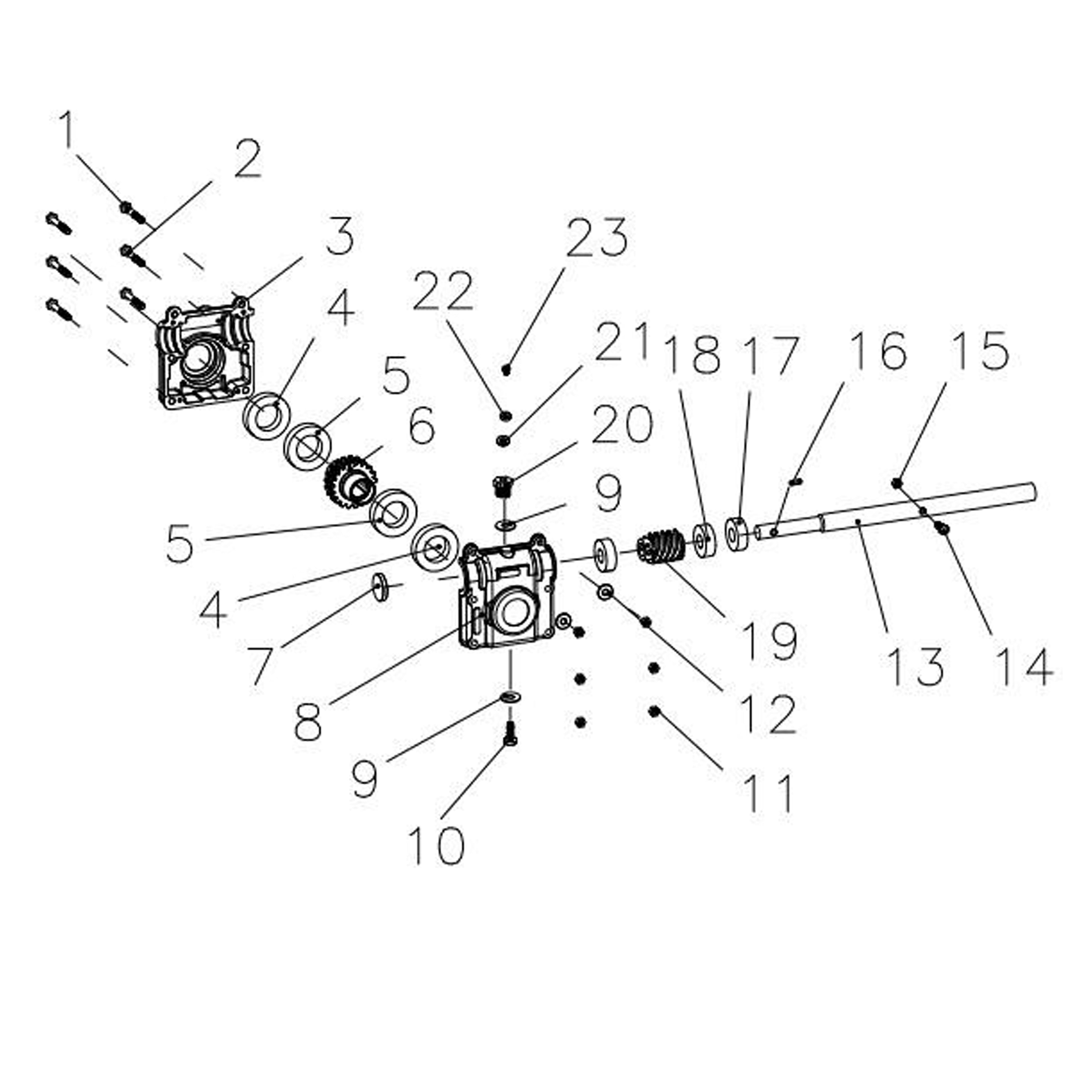 SNOW BLOWER 60IN GEARBOX