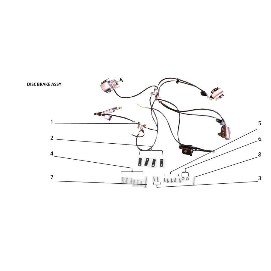 SPIDER 200 DISC BRAKE ASSY