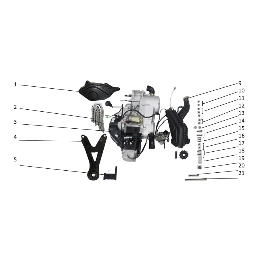 SPIDER 200 ENGINE ASSY