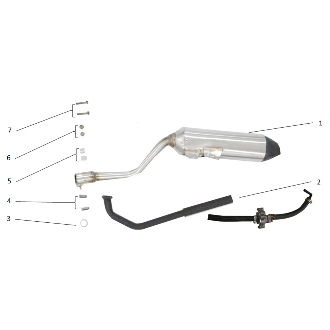 SPIDER 200 SILENCER ASSY