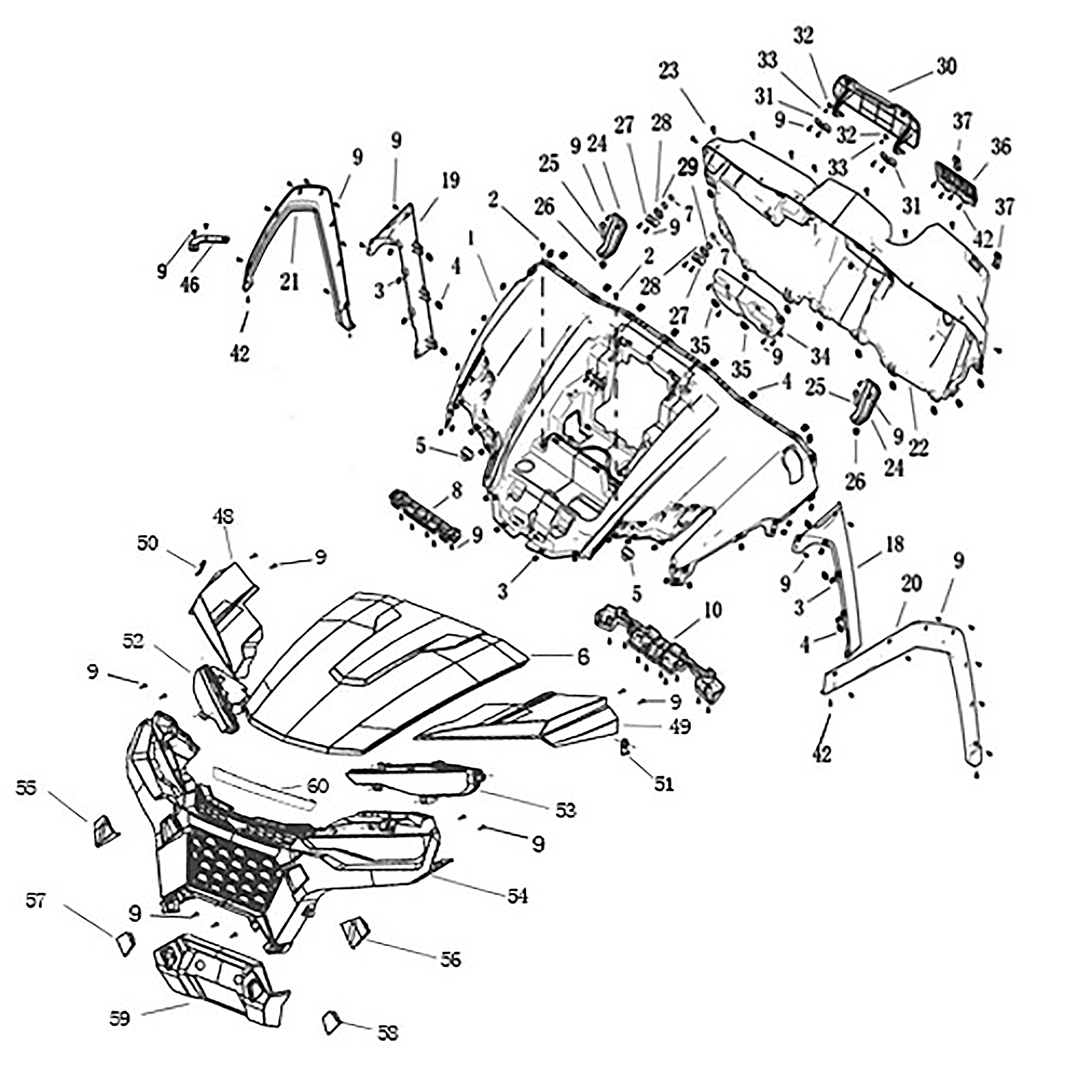 T-BOSS 1100D - FRONT FENDER  (ONLY FOR PROMAX FACE)