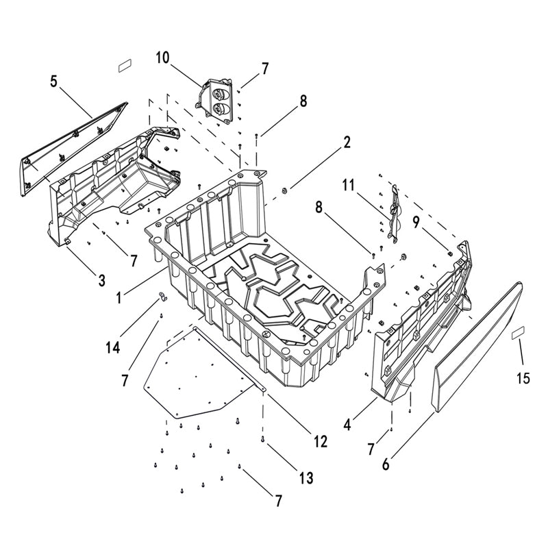 T-BOSS 550 BED COMPONENTS