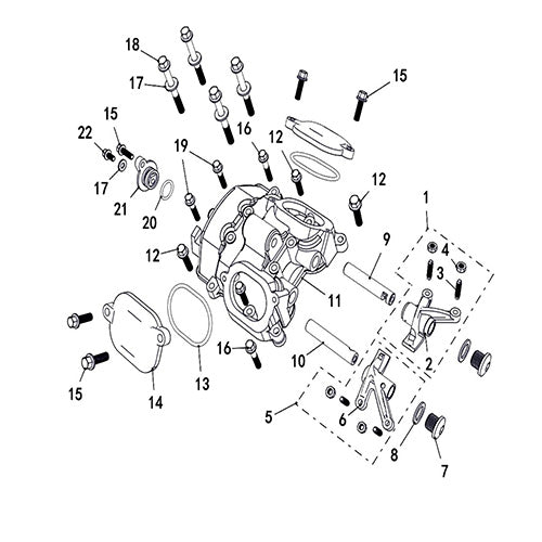 T-BOSS 560 CYLINDER  HEAD COVER