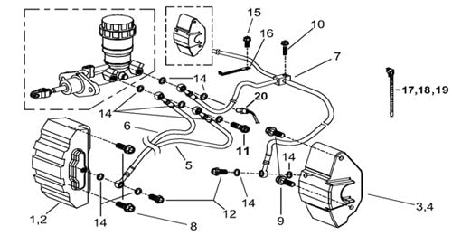 T-BOSS 1000 BRAKE SYSTEM