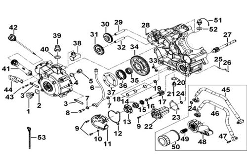 T-BOSS 1000 CRANKCASE RH.