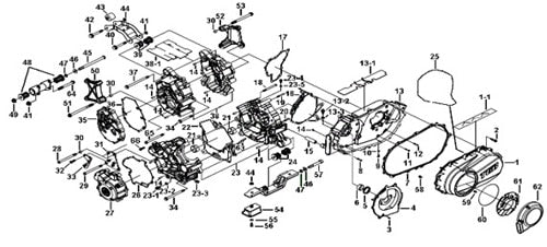 T-BOSS 1000 CRANKCASE