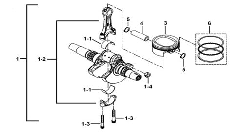 T-BOSS 1000 CRANKSHAFT