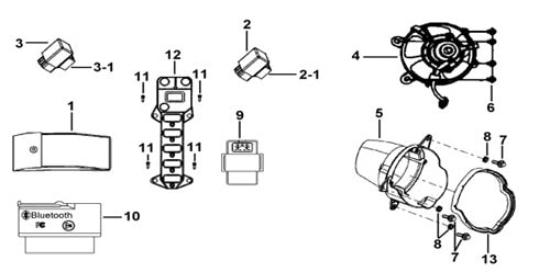 T-BOSS 1000 DIAGNOSTIC TOOL, RELAY, TOOL BAG