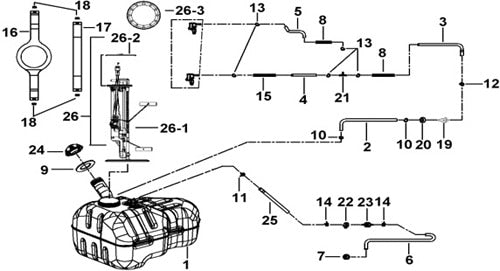 T-BOSS 1000 FUEL SYSTEM